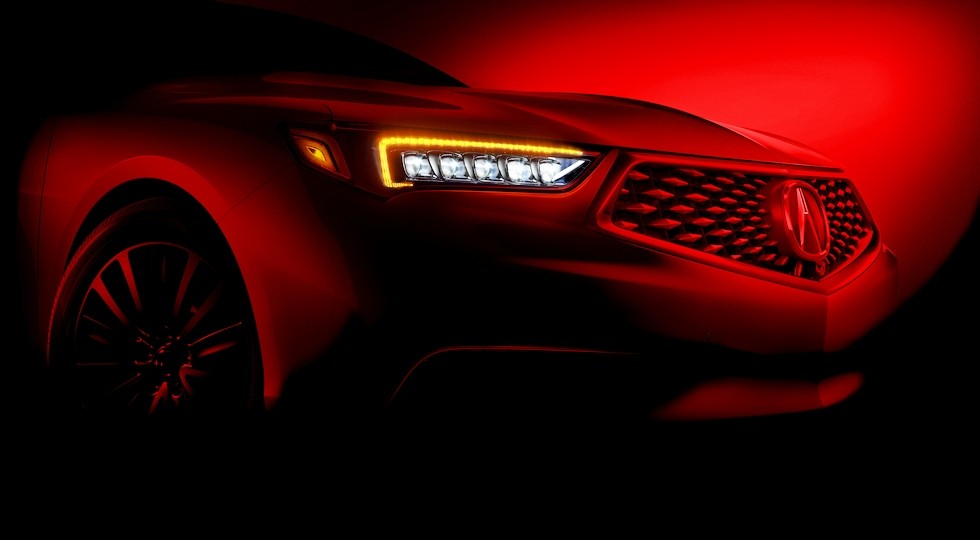 Acura приоткрыла рестайлинговый седан TLX - «Acura»