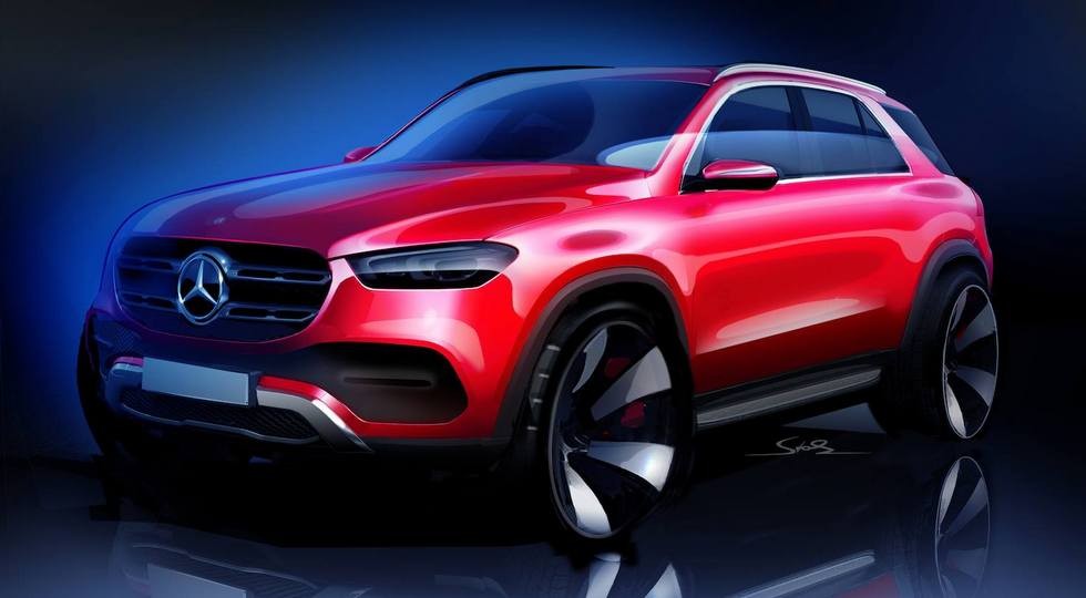 Будущий Mercedes-Benz GLE российской сборки: новое изображение - «Mercedes-Benz»