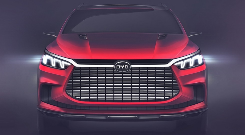 BYD рассекретила дизайн нового кроссовера - «BYD»
