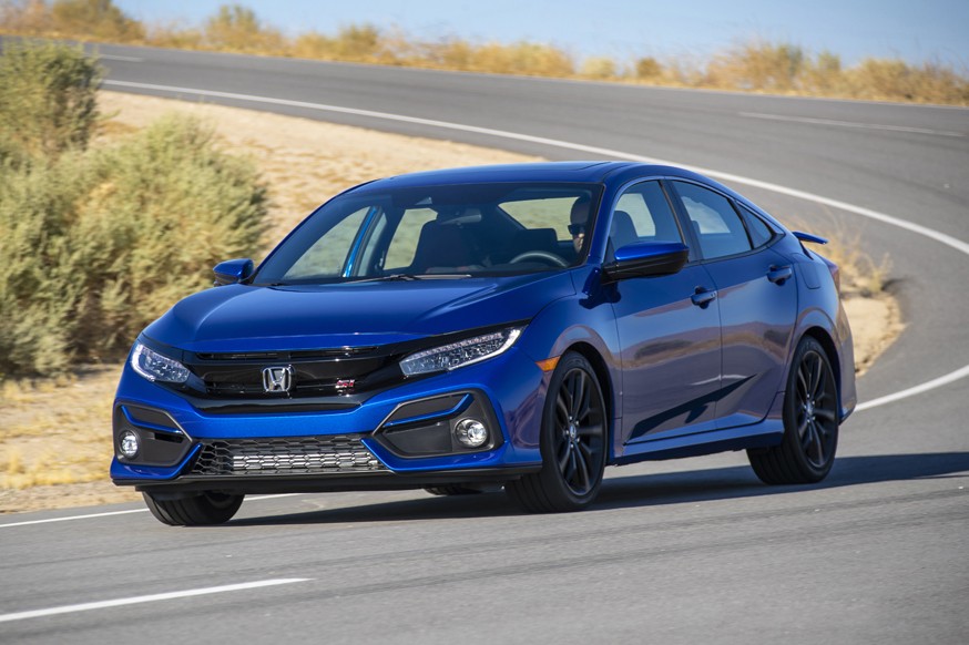 Cедан и купе Honda Civic Si скромно обновились за счёт декора и оснащения - «Honda»