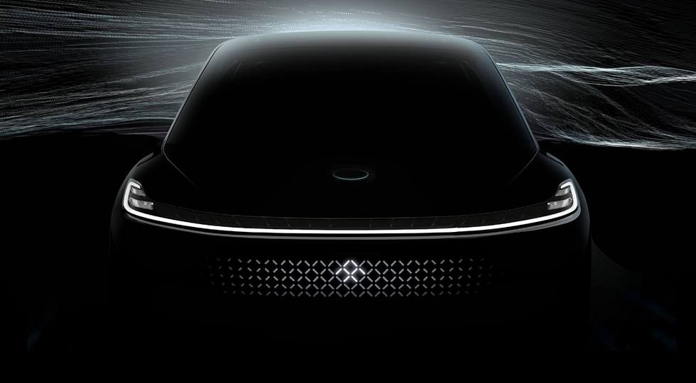 Faraday Future продолжает дразнить тизерами своей первой модели - «Faraday Future»