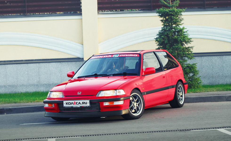 Горячий красный квадрат: тюнинг Honda Civic EF2 - «Тюнинг»