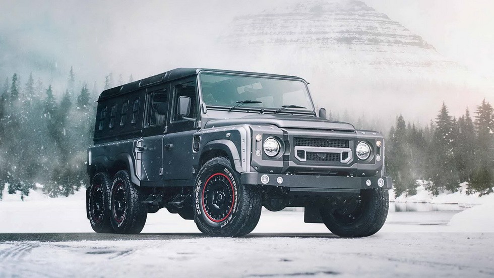 Kahn запускает в продажу новую шестиколесную версию Land Rover Defender - «Land Rover»
