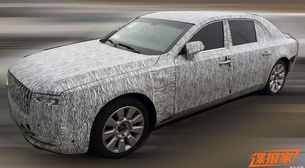 Китайцы тестируют роскошный седан с дизайном в стиле Rolls-Royce - «FAW»