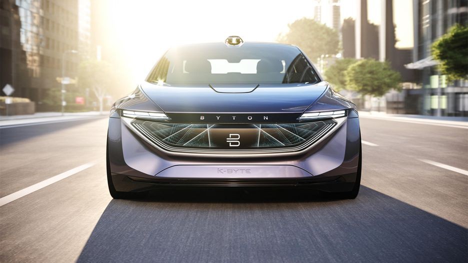 Китайская марка Byton представила конкурента Tesla Model 3 - «Byton»