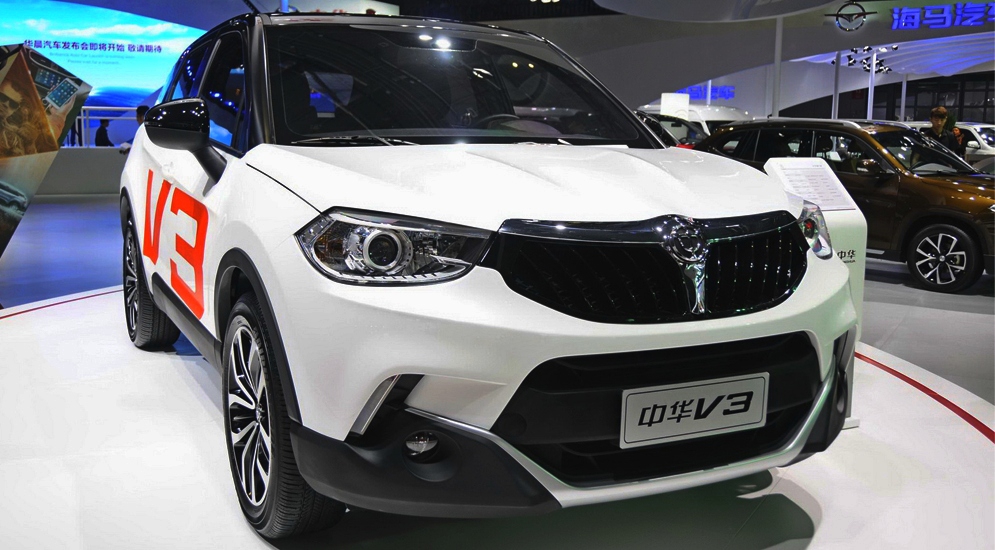Компания Brilliance представила свой первый компактный кроссовер V3 - «Brilliance»