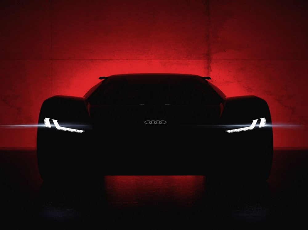 Audi опубликовала первое изображение нового суперкара - «Audi»
