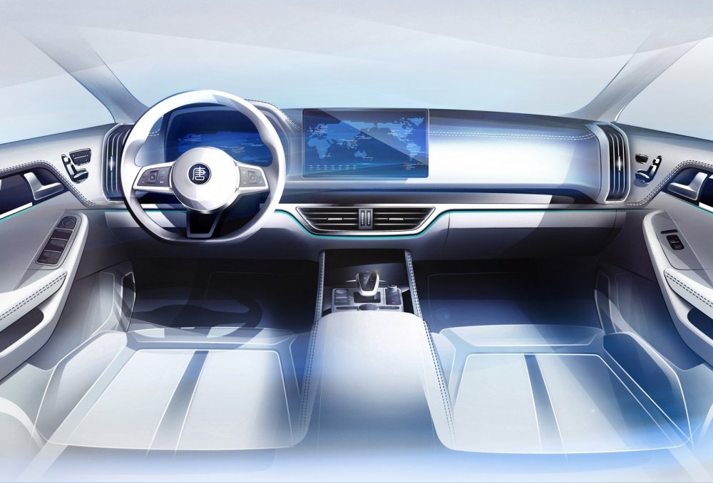 BYD показала интерьер нового кроссовера - «BYD»