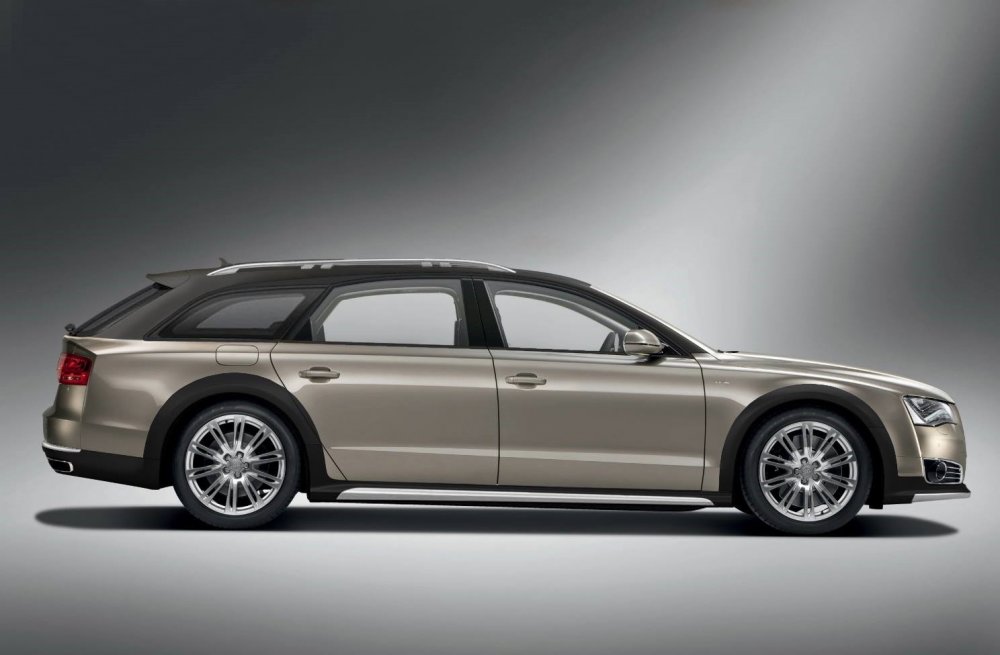 Бывает и такое! Кросс-универсал Audi A8 Allroad W12 из Италии - «Audi»