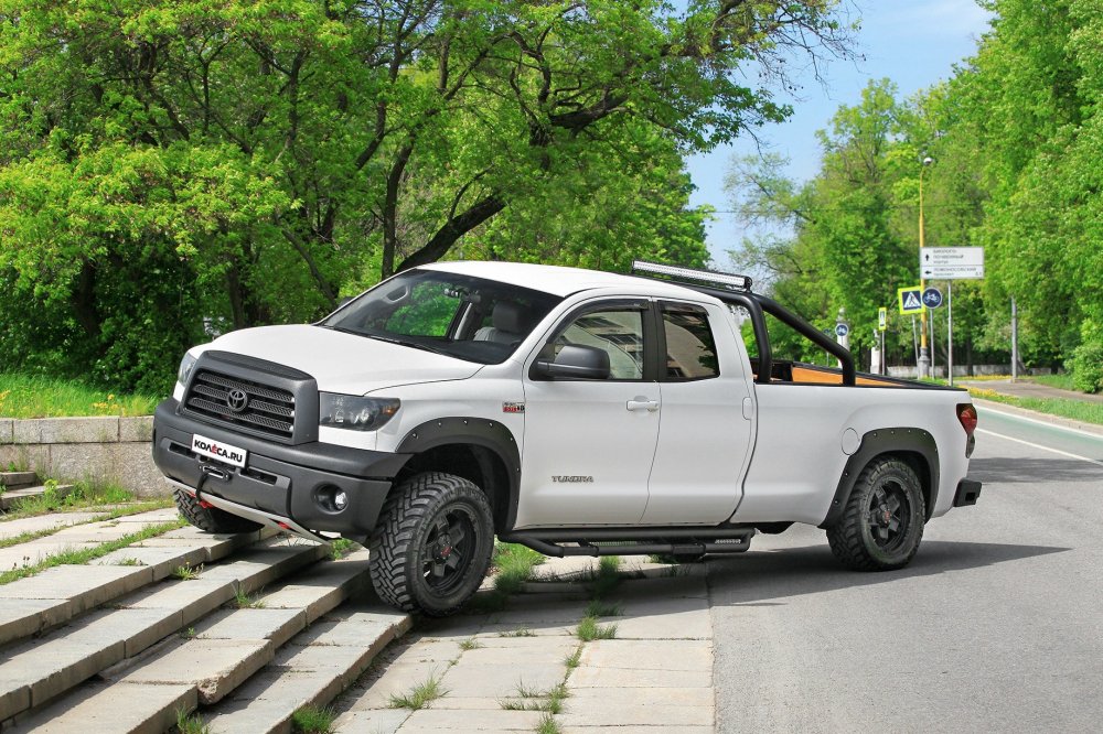 Дерево и динозавр: тюнинг Toyota Tundra 5.7 Double Cab Long 4WD - «Тюнинг»