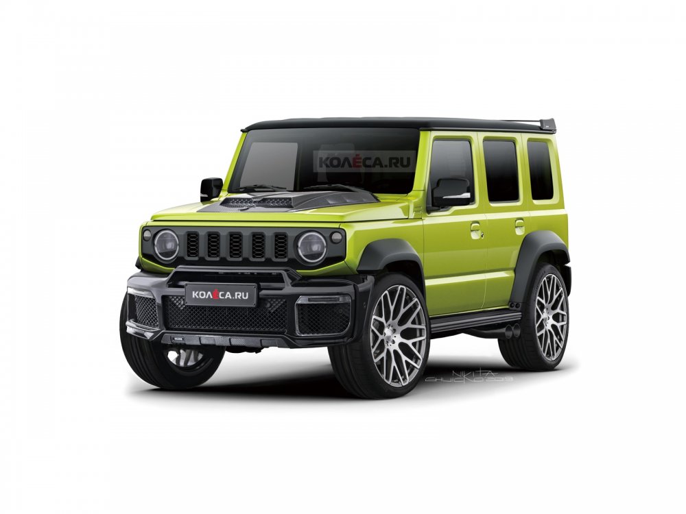Дерзкий бюджетник: пятидверный Suzuki Jimny в премиальном тюнинге - «Тюнинг»