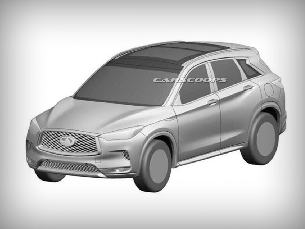 Дизайн серийного Infiniti QX50 рассекретили на патентных изображениях - «Infiniti»
