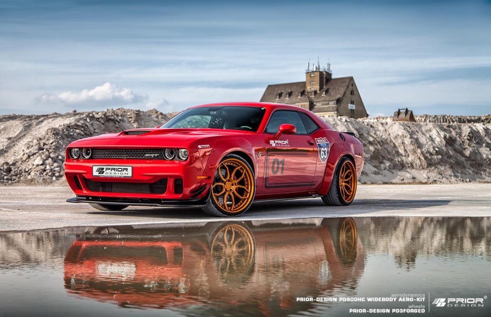 Дьявол во плоти: 900-сильный Dodge Challenger Hellcat от Prior-Design - «Dodge»