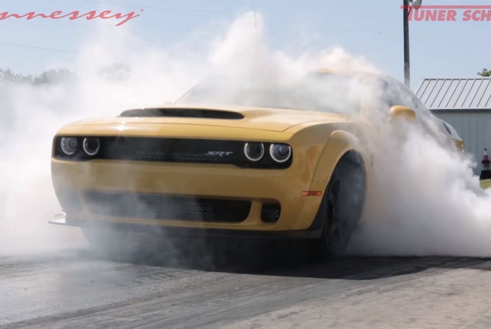 Dodge Demon получил 1 000-сильную прокачку от Hennessey - «Dodge»