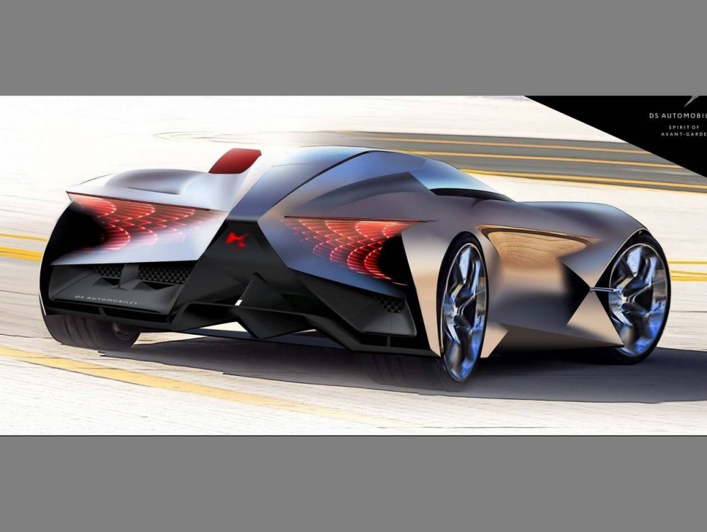 DS представил асимметричный суперкар будущего - «DS»