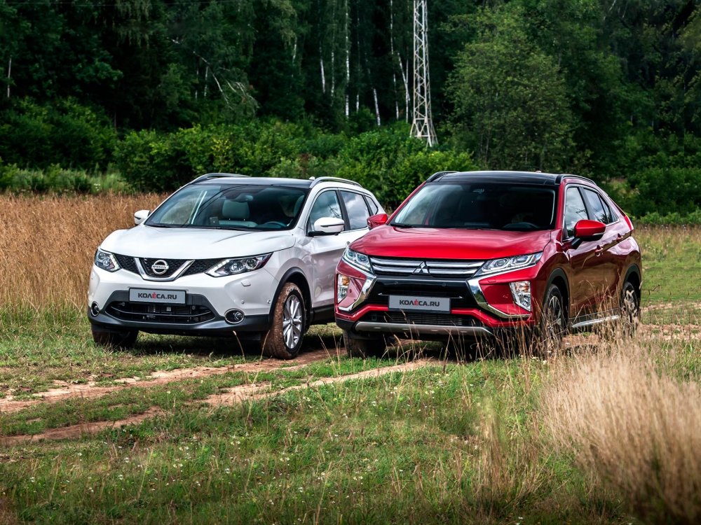 Два и полтора: сравнительный тест Mitsubishi Eclipse Cross и Nissan Qashqai - «Mitsubishi»