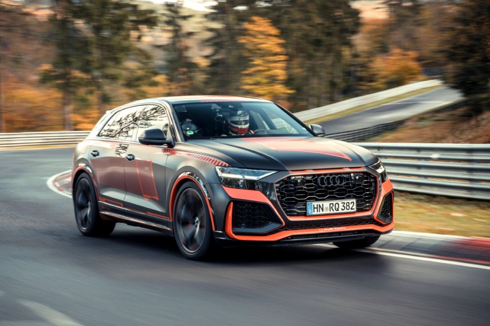 Ещё не представленный Audi RS Q8 «побил» Mercedes-AMG GLC 63 S на Нюрбургринге - «Audi»