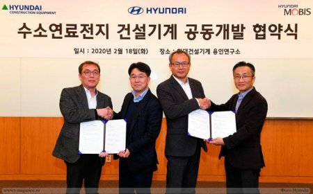 Hyundai готовит строительный экскаватор на водороде - «Новостной Автоблогер»