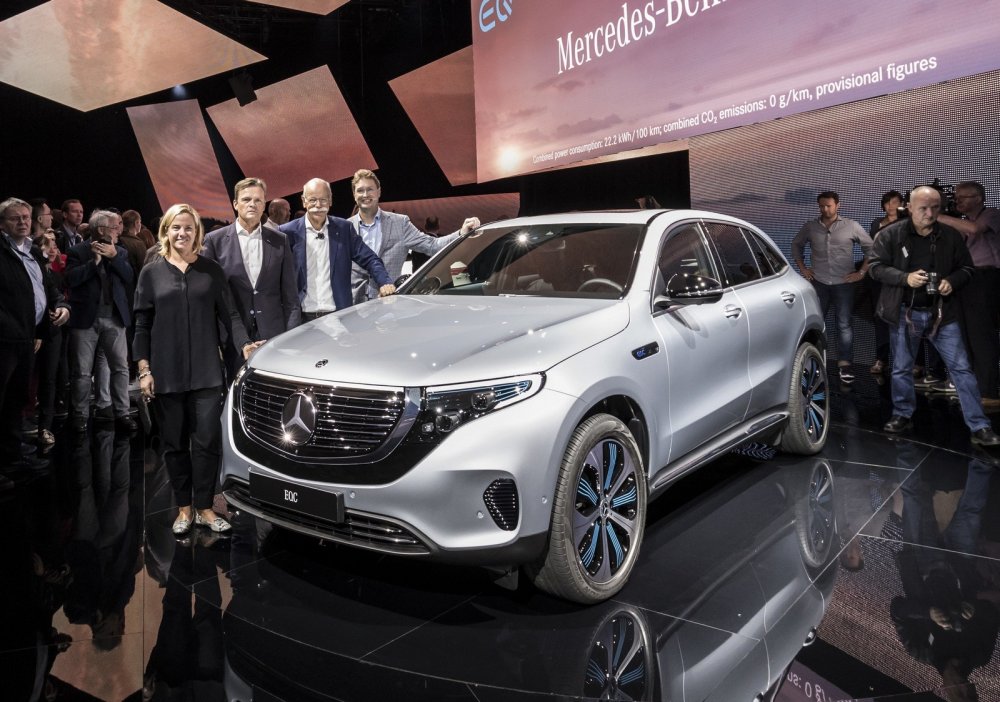 Электрокроссовер Mercedes-Benz EQC: два мотора, 408 л.с. и 5,1 секунды до «сотни» - «Mercedes-Benz»