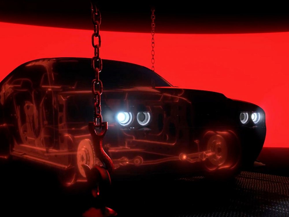 Максимально "сухой": Dodge показал второй тизер нового Challenger SRT Demon - «Dodge»