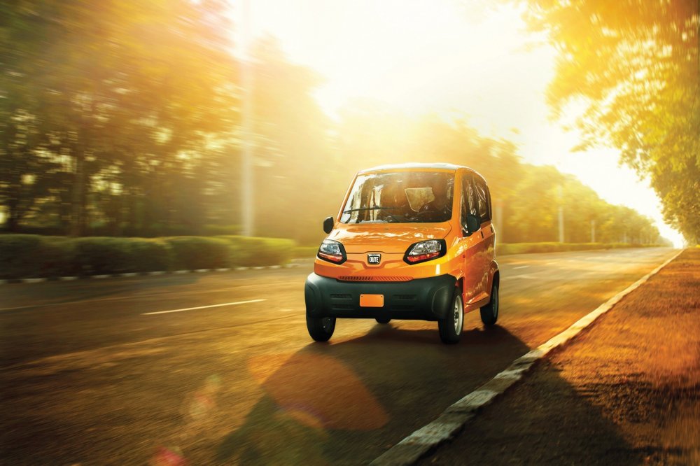 Мечта курьера: тест-драйв Bajaj Qute - «Bajaj»