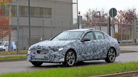 На тестах замечен высокопроизводительный седан Mercedes-AMG C-Class - «Новостной Автоблогер»