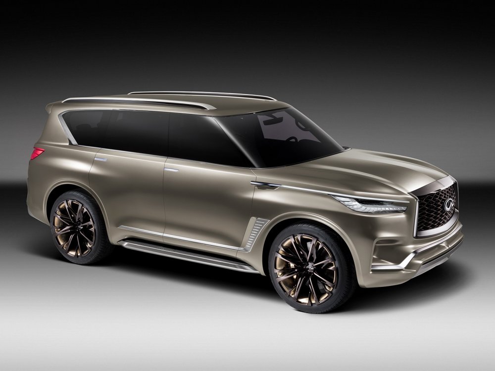 На Восток: Infiniti представила концепт большого кроссовера QX80 - «Infiniti»