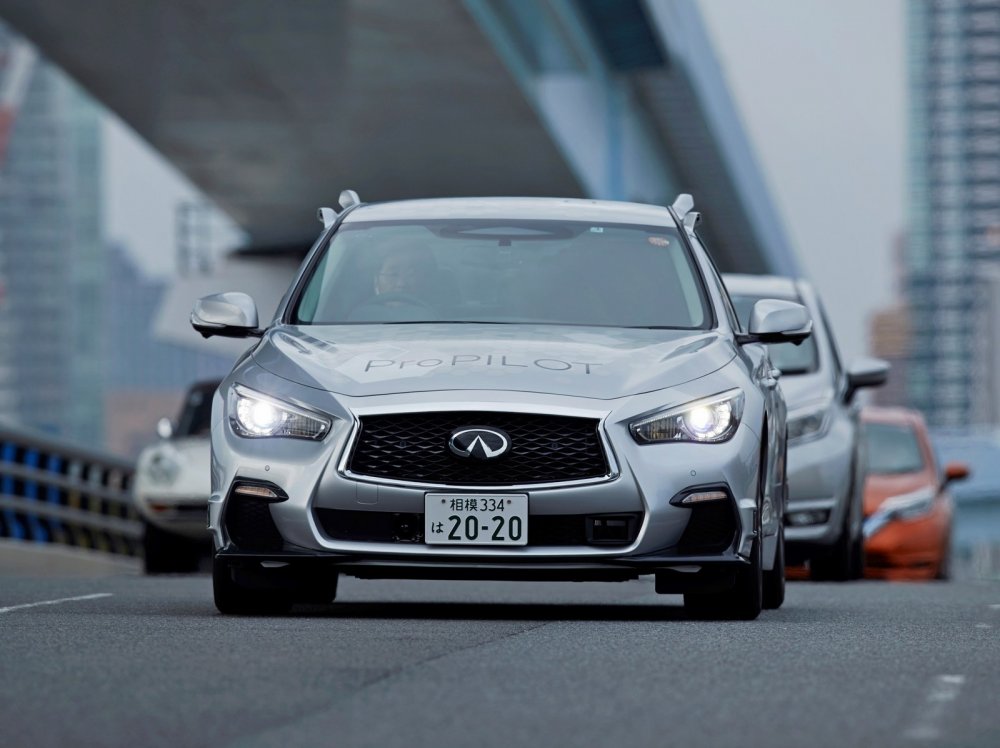 Nissan вывел полностью автономную машину на улицы Токио - «Infiniti»