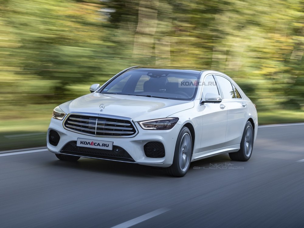 Новый Mercedes-Benz S-класса W223: первые изображения - «Mercedes-Benz»