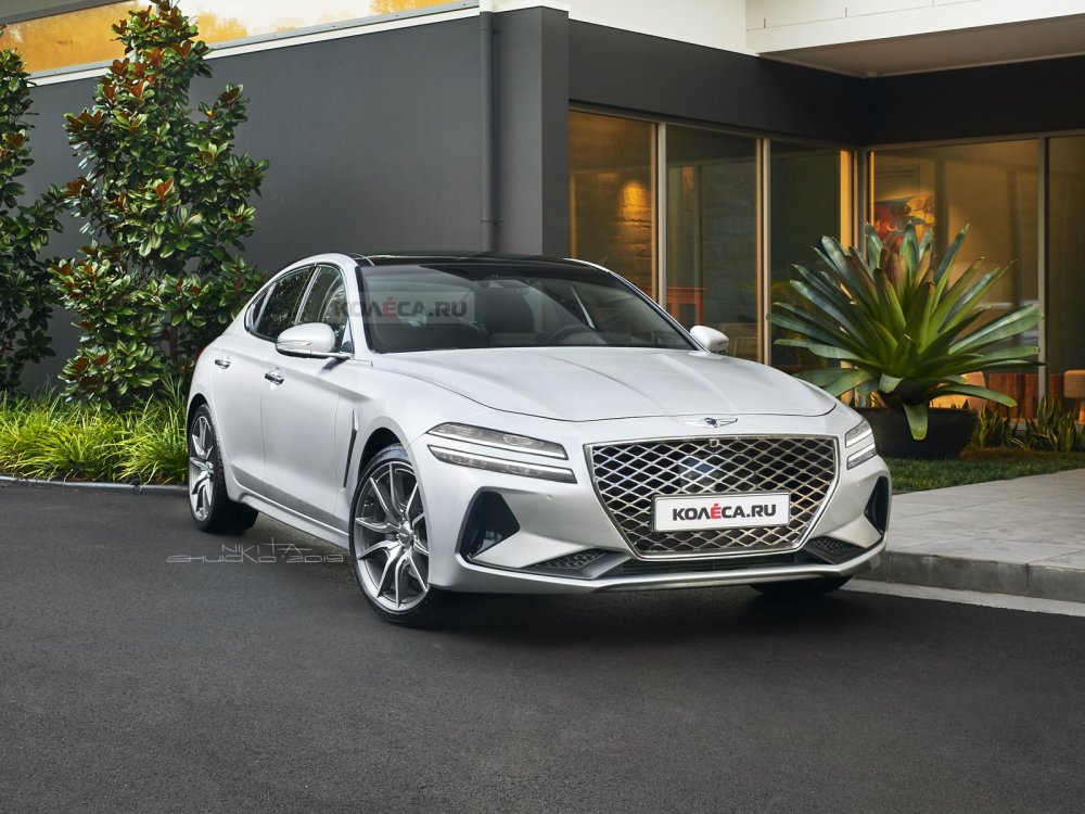 Обновлённый Genesis G70: первые изображения - «Genesis»