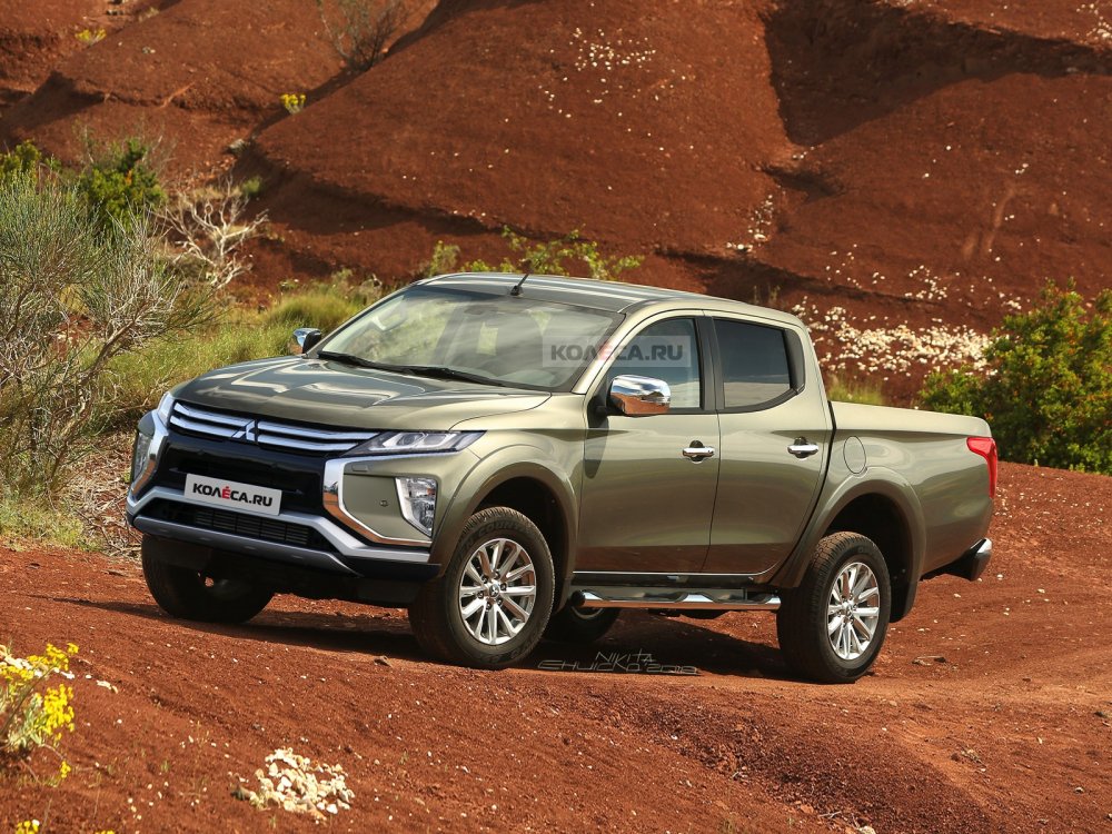 Обновлённый Mitsubishi L200: первые изображения - «Mitsubishi»