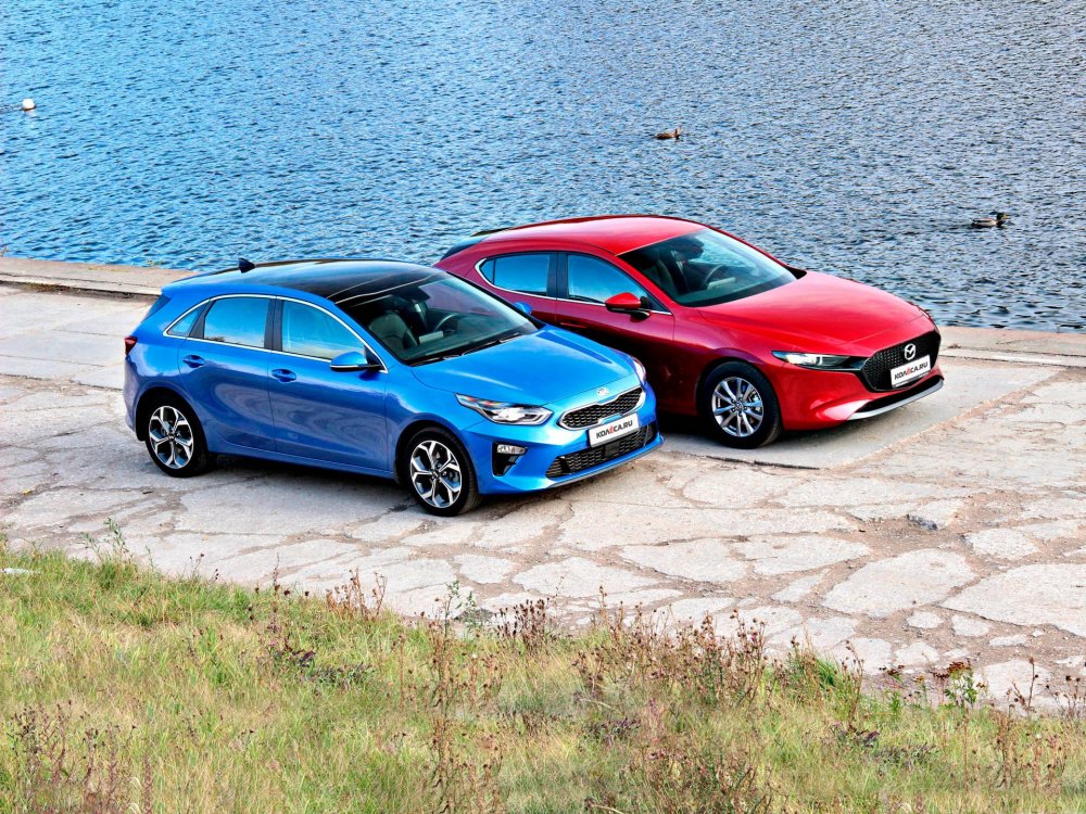 Оттенки серости и путь гедониста: сравнительный тест-драйв Kia Ceed и Mazda 3 - «Тест-драйв»