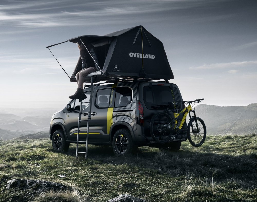 Peugeot Rifter для приключений: полный привод и палатка на крыше - «Peugeot»