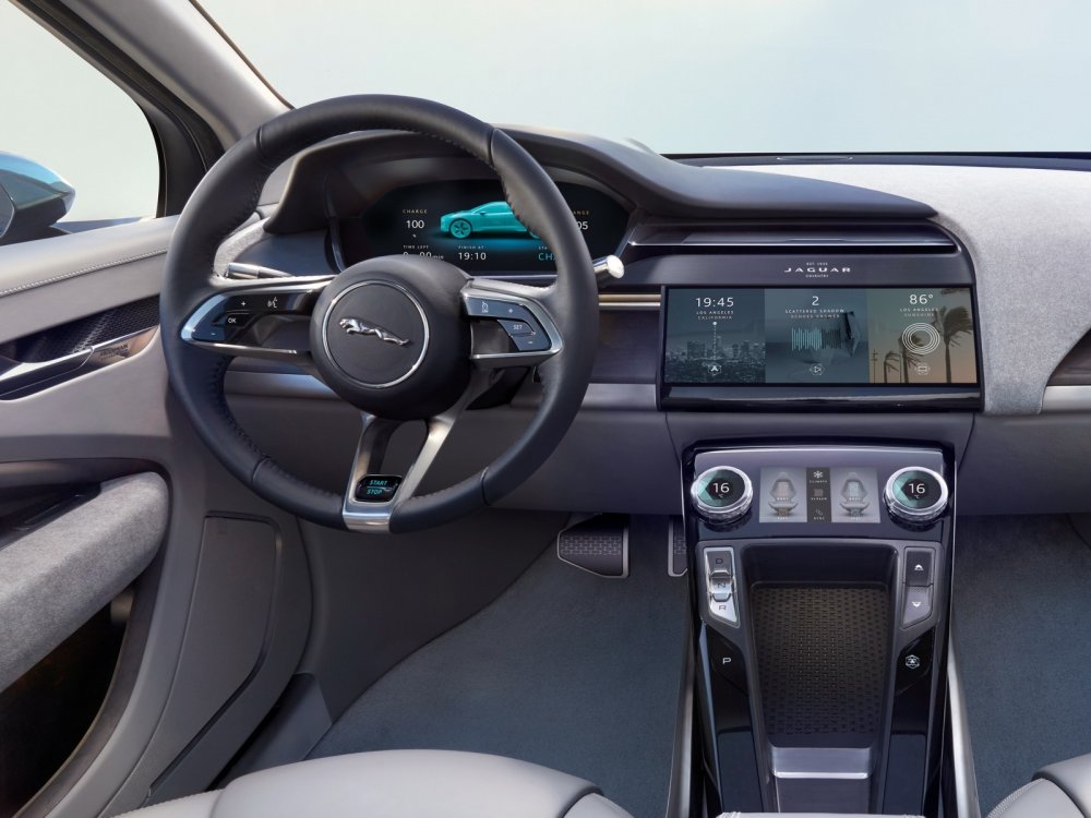 Салон серийного кроссовера Jaguar I-Pace "засветился" в Интернете - «Jaguar»