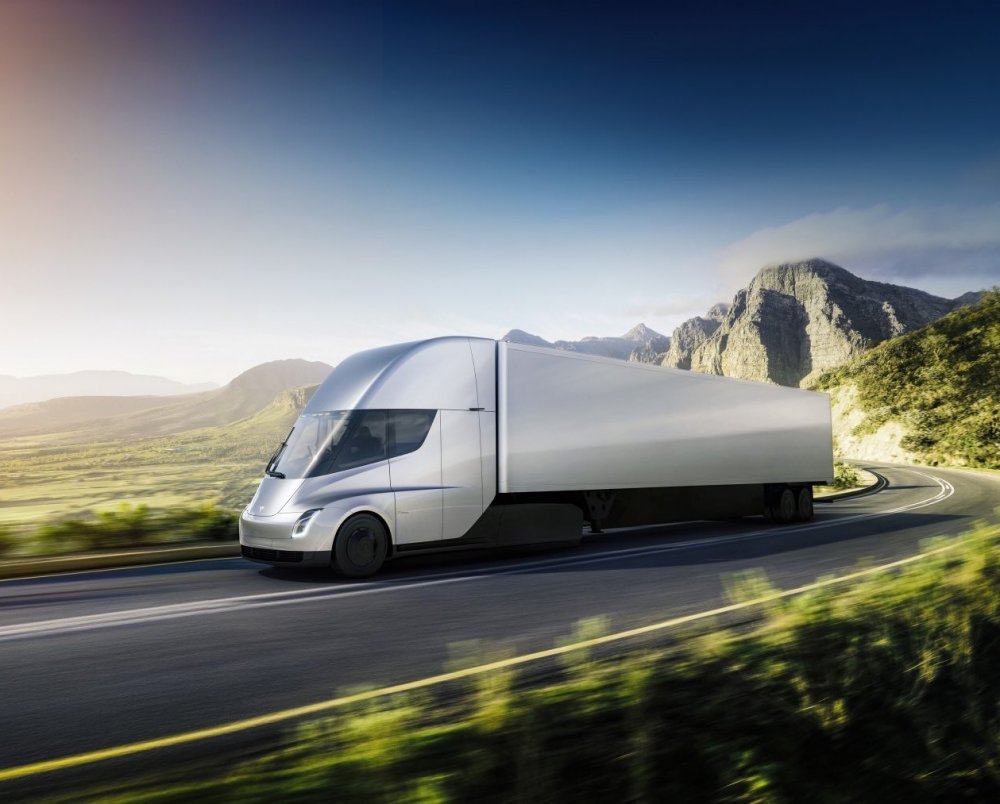 Tesla представила высокотехнологичный электрогрузовик Semi - «Грузовики и автобусы»