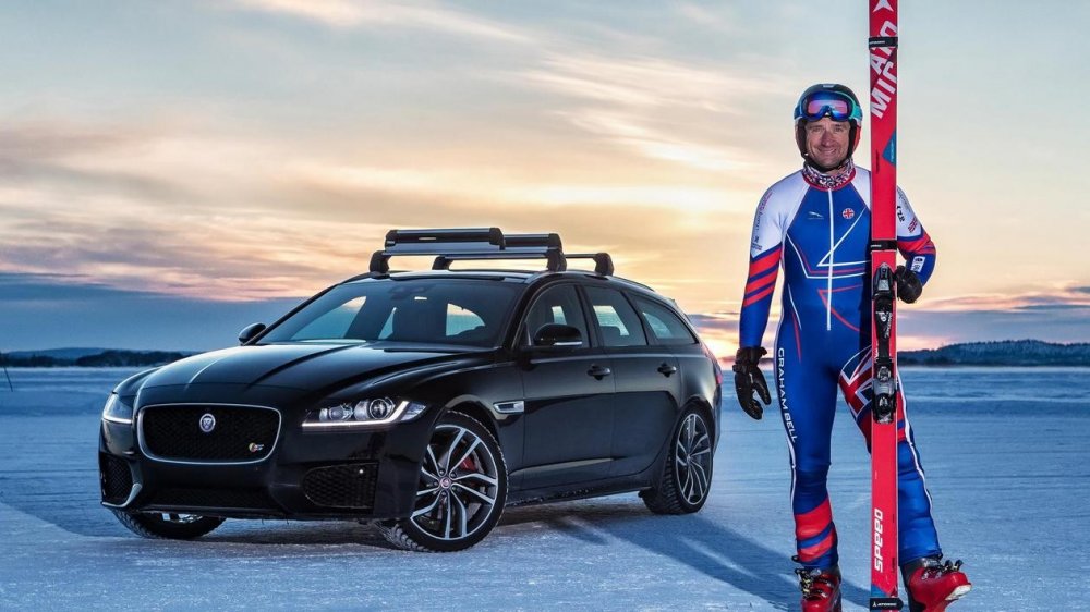 Универсал Jaguar установил лыжный рекорд - «Jaguar»