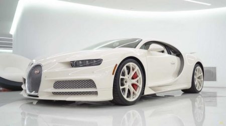 Загадочный прототип Bugatti Chiron был замечен в пробке - «Новостной Автоблогер»