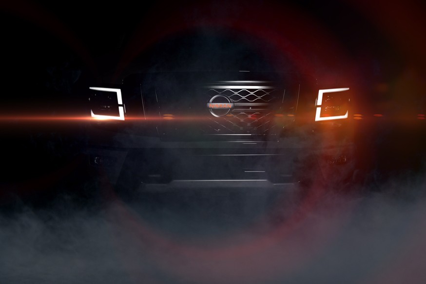Nissan слегка обновил свой большой пикап: логотип стал «лавово-красным» - «Nissan»