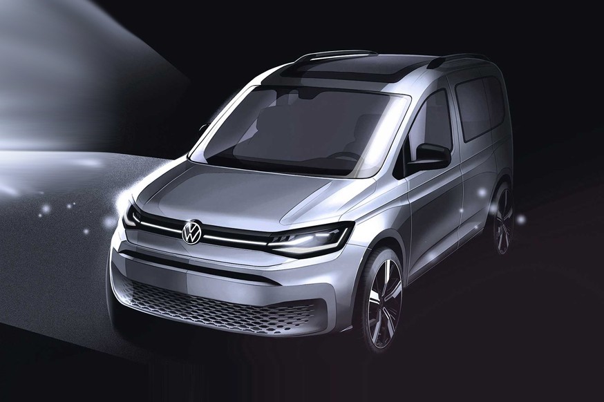 Новые изображения обновлённого Volkswagen Caddy. Премьера в конце февраля - «Новостной Автоблогер»