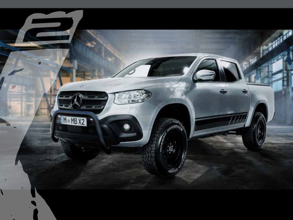 Пикап «в квадрате»: Mercedes-Benz X-Class получил оффроудную версию с увеличенным клиренсом - «Mercedes-Benz»