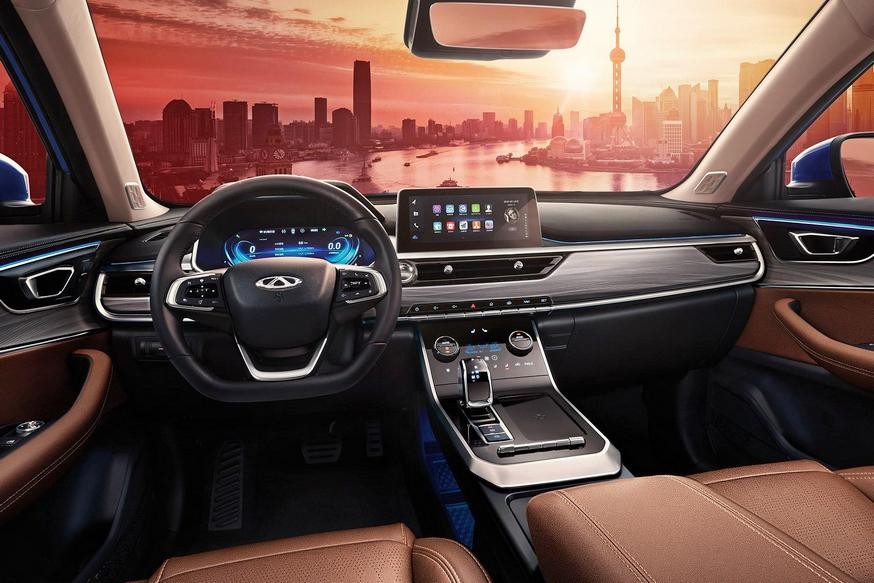 Рестайлинг принес Chery Tiggo 8 не только мощный мотор, но и полностью новый интерьер - «Chery»