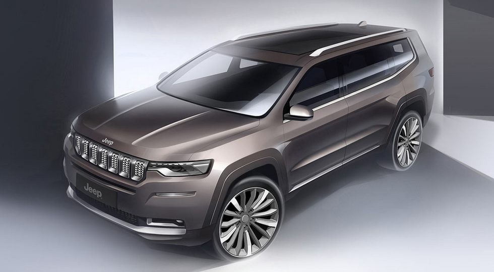 Серийный Jeep Grand Commander: официальные изображения и видео - «Jeep»