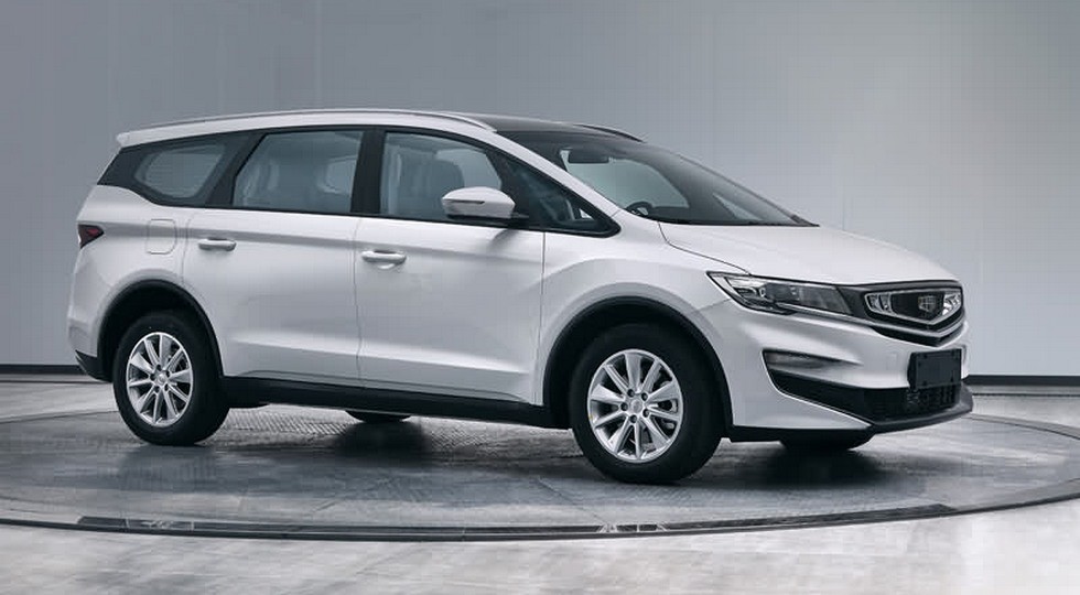 Серийный компактвэн Geely показался на новых фото - «Geely»