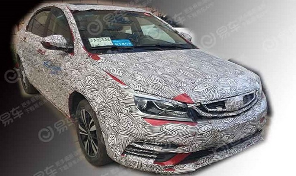 Только-только сменивший дизайн седан Geely Emgrand 7 скоро ещё раз обновится - «Geely»