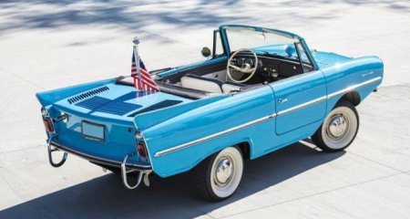 Amphicar 770 1961–1968 — самая быстрая лодка на суше и автомобиль на воде - «Новостной Автоблогер»