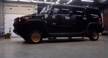Громадный Hummer «переобули» в 13-дюймовые колёса от «Жигулей» - «Новостной Автоблогер»