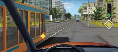 Изучаем ПДД. Трамвай на перекрестке - «Новостной Автоблогер»