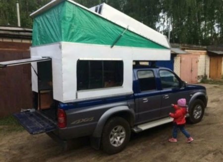 Как превратили пикап в дом на колесах - «Новостной Автоблогер»
