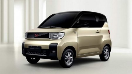 Китайцы и концерн GM выпустили электромобиль с маленькими колёсами - «Новостной Автоблогер»