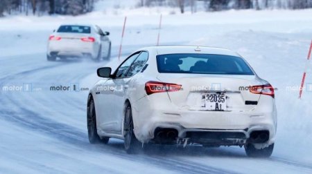 На тестах замечен обновленный седан Maserati Ghibli - «Новостной Автоблогер»
